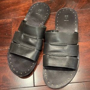 Frye black Sandals size 10
